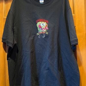 SpongeBob SquarePants Black short sleeve sweatshirt